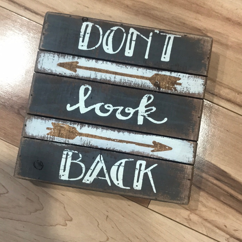 Wooden sign
